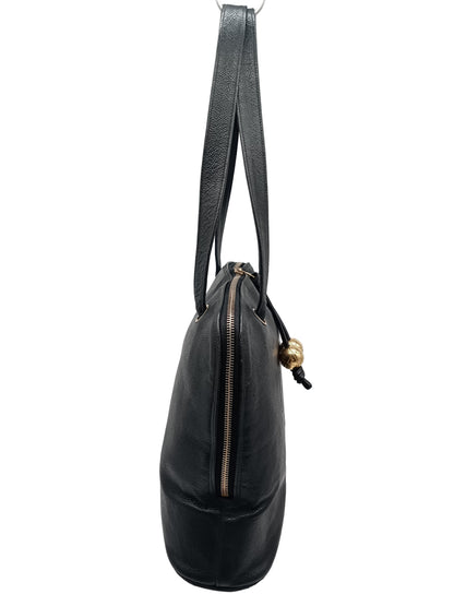 CHANEL Coco Mark Caviar Tote Bag