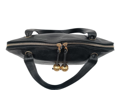 CHANEL Coco Mark Caviar Tote Bag