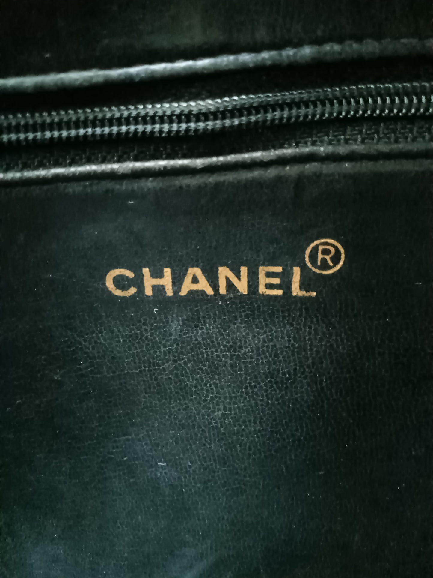 CHANEL Coco Mark Caviar Tote Bag