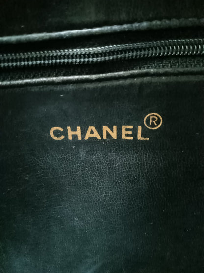 CHANEL Coco Mark Caviar Tote Bag