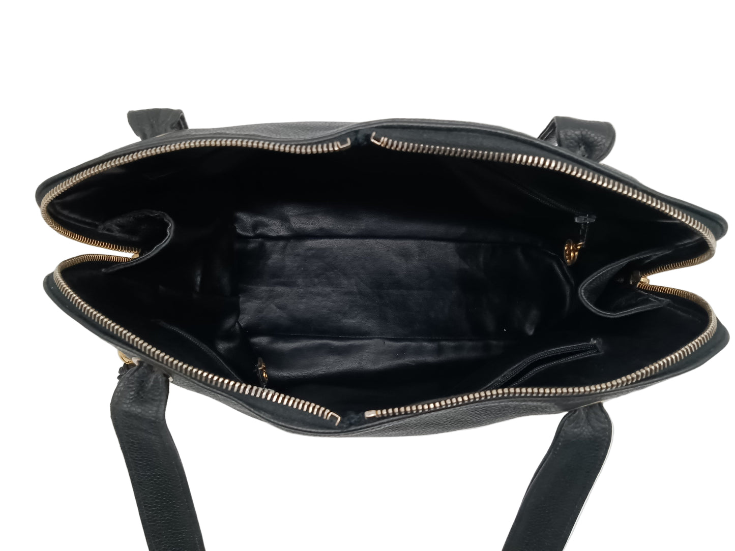 CHANEL Coco Mark Caviar Tote Bag