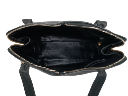 CHANEL Coco Mark Caviar Tote Bag