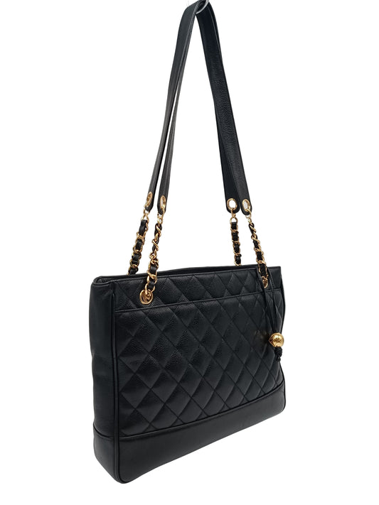CHANEL Matelasse Ball Charm Tote Bag