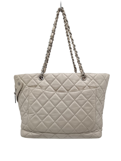 CHANEL Calfskin Cambon Line Chain Tote