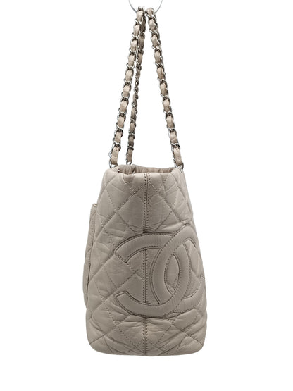 CHANEL Calfskin Cambon Line Chain Tote