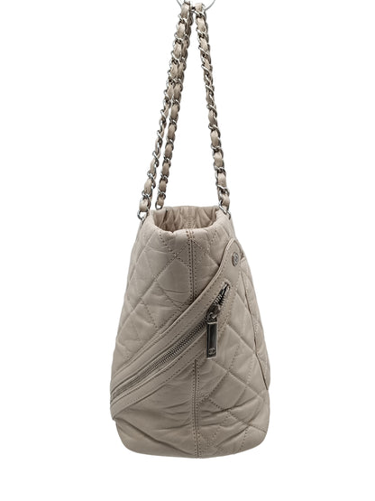 CHANEL Calfskin Cambon Line Chain Tote