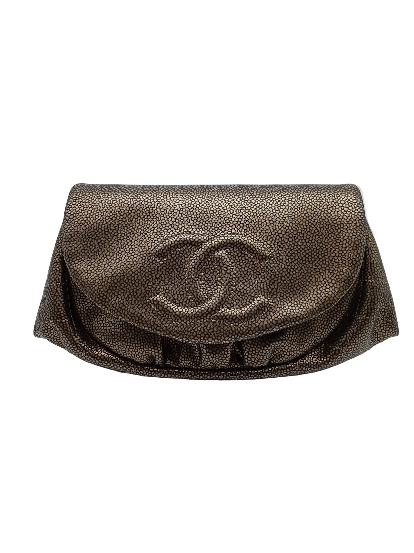 CHANEL Metallic Half Moon WOC