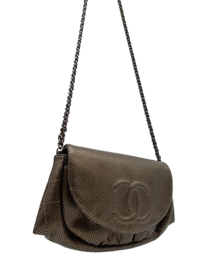 CHANEL Metallic Half Moon WOC
