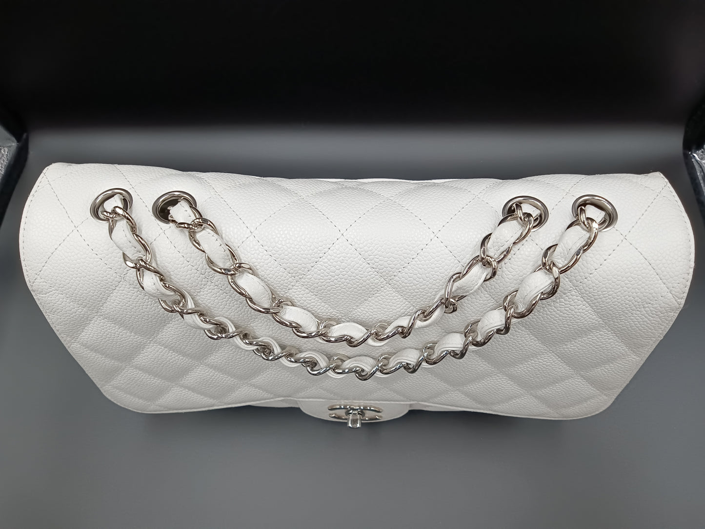 CHANEL Classic Caviar Jumbo Flap