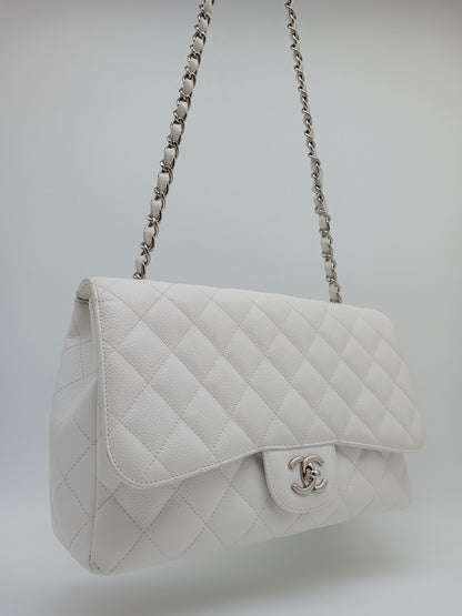 CHANEL Classic Caviar Jumbo Flap