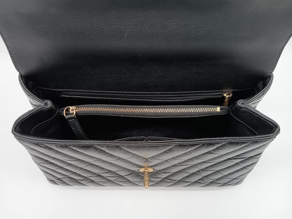 CHANEL Calfskin Coco Handle V-Stitch
