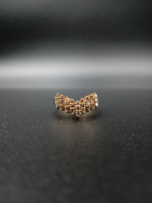 K18 Diamond Ring 0.51ct 3.4g