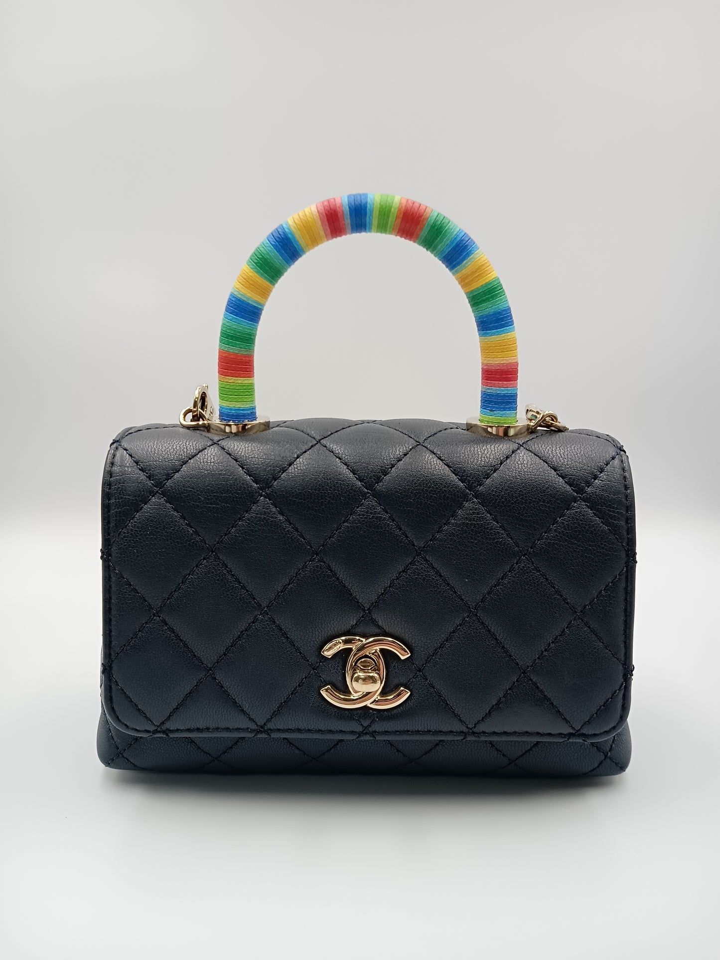 CHANEL Coco Top Handle Extra Mini