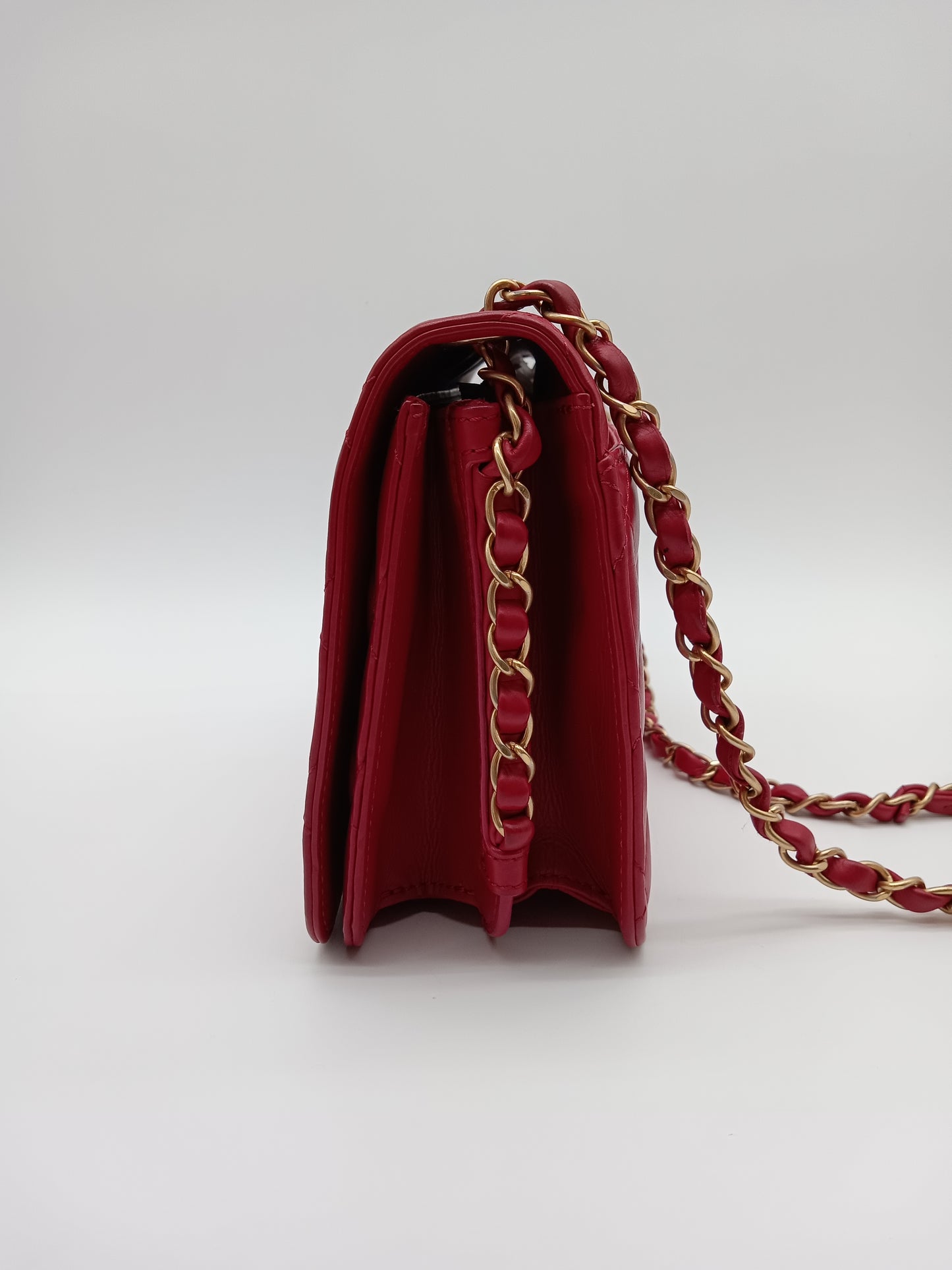 CHANEL Lamb Quilted Full Flap
