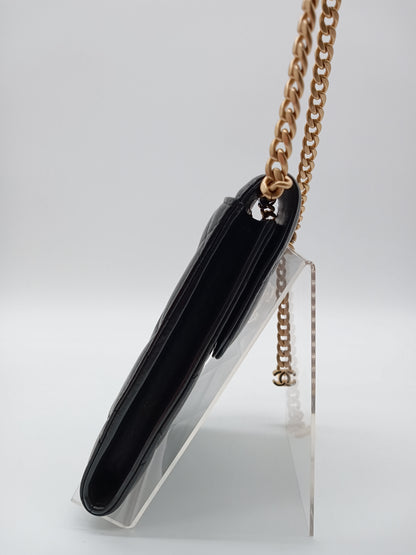 CHANEL Lamb Quilted Phone Holder