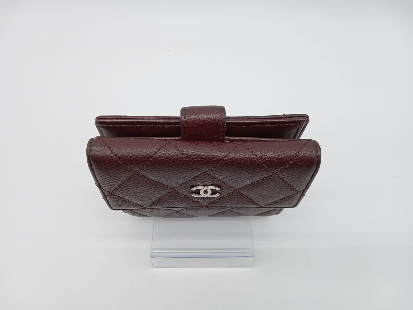 CHANEL Caviar Bi-Fold Compact Wallet