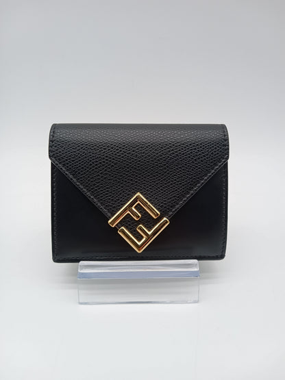 FENDI FF Diamonds Tri-Fold Wallet