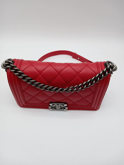 CHANEL Calfskin Wildstitch Leboy