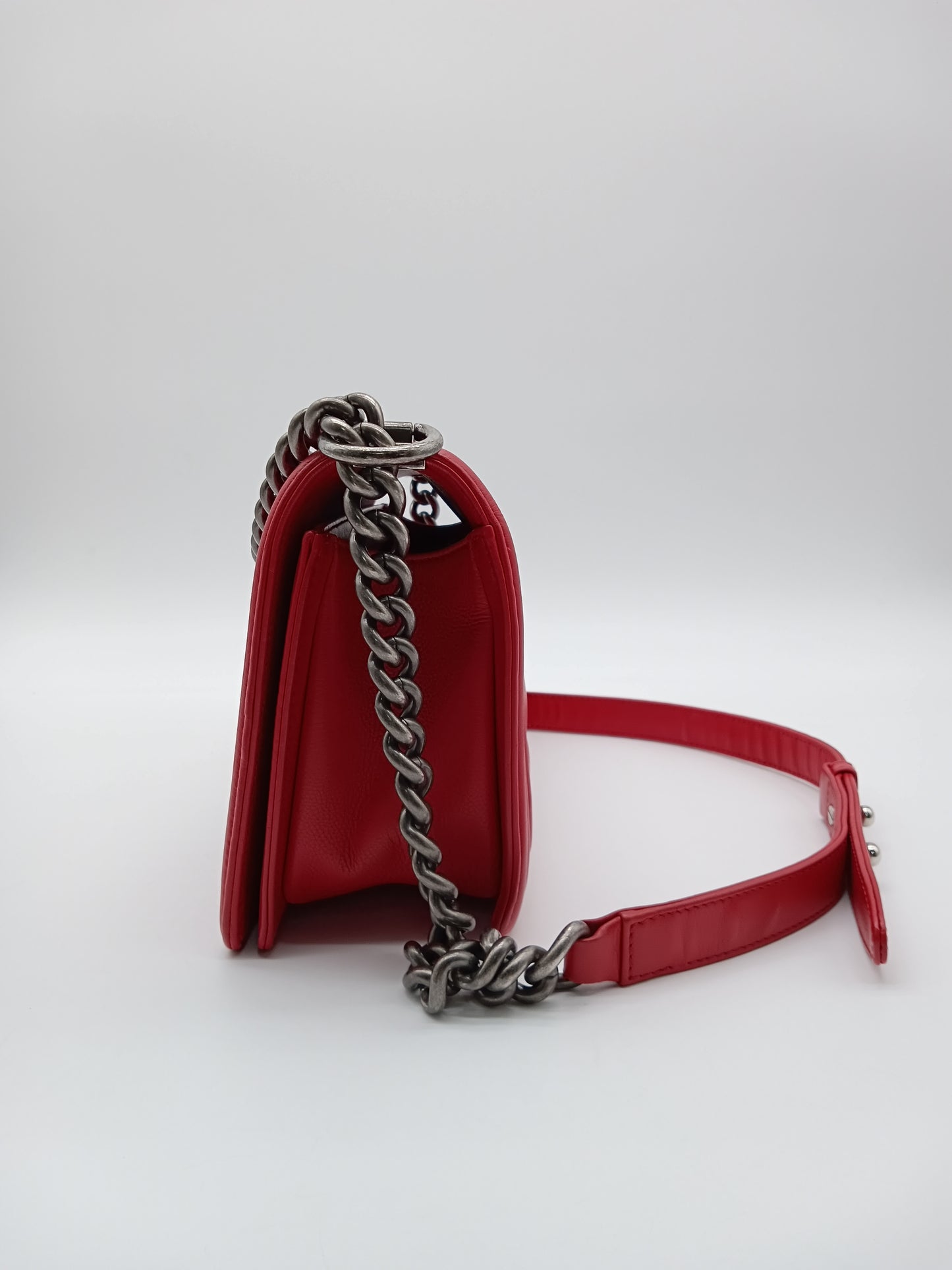 CHANEL Calfskin Wildstitch Leboy