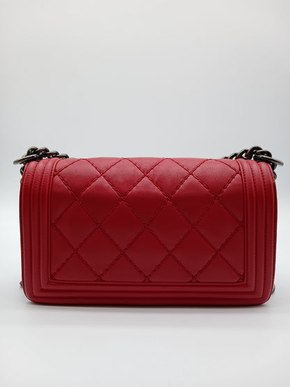 CHANEL Calfskin Wildstitch Leboy