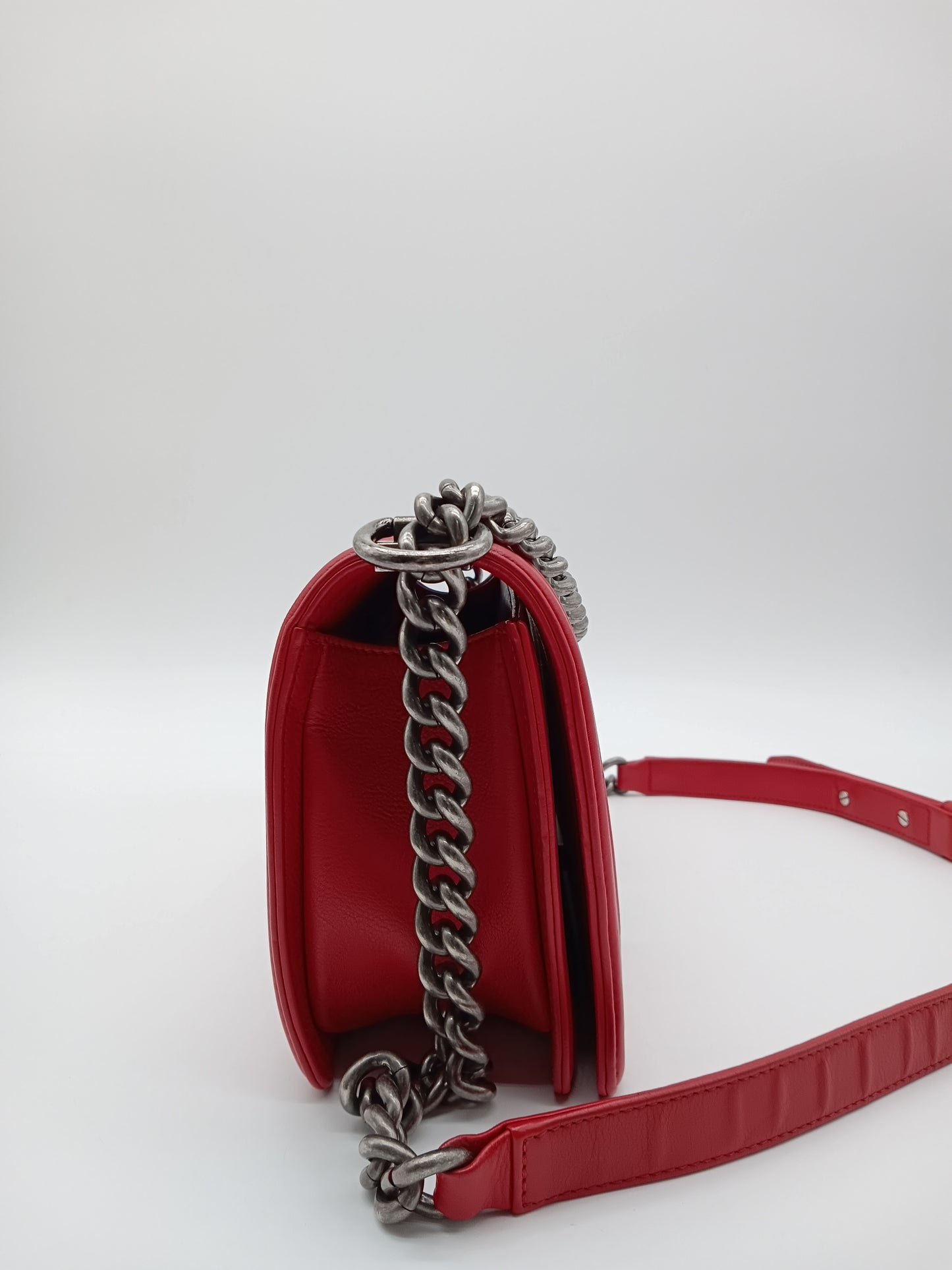 CHANEL Calfskin Wildstitch Leboy