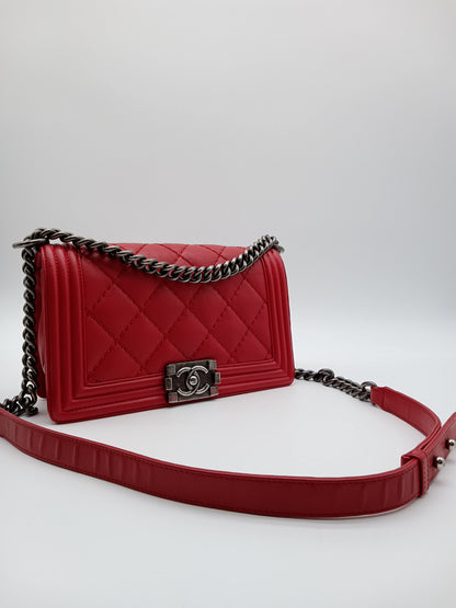 CHANEL Calfskin Wildstitch Leboy