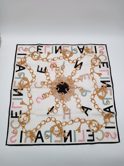 CELINE Vintage Celine-Paris Handkerchief