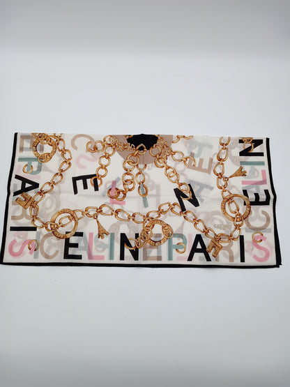 CELINE Vintage Celine-Paris Handkerchief