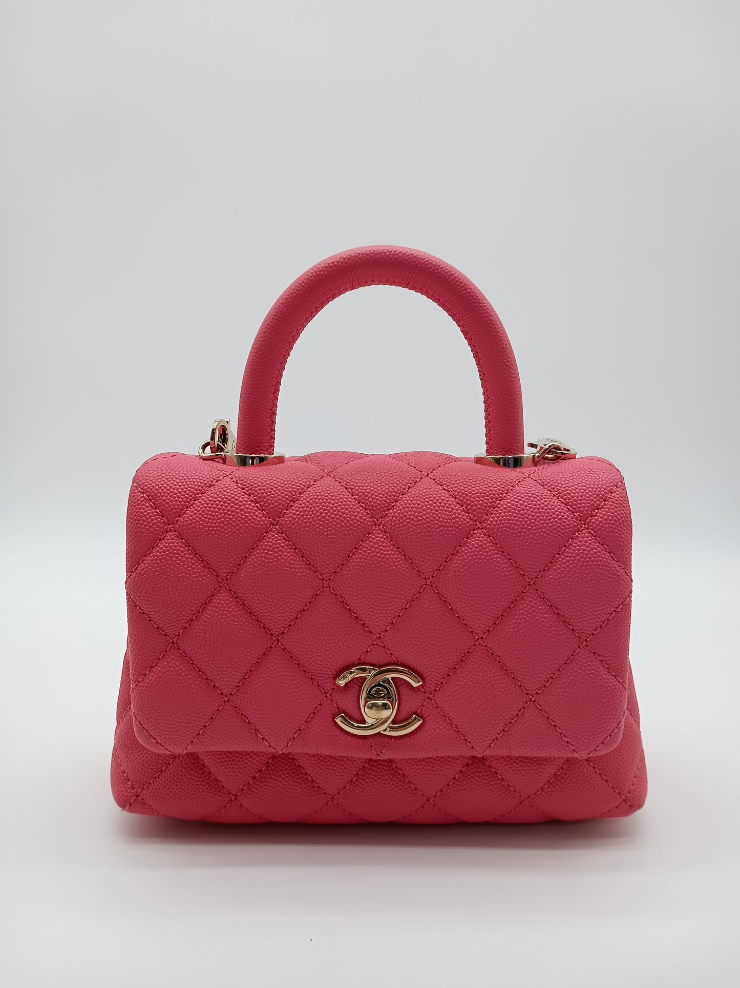 CHANEL Caviar Mini Coco Handle