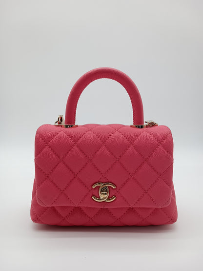 CHANEL Caviar Mini Coco Handle
