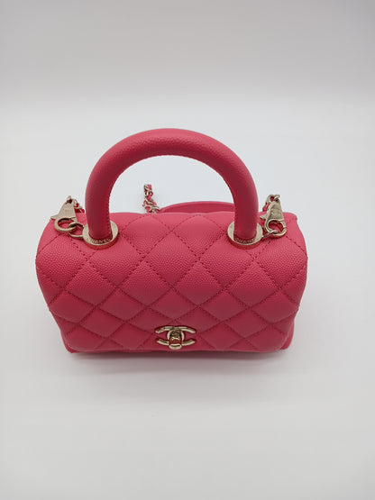 CHANEL Caviar Mini Coco Handle