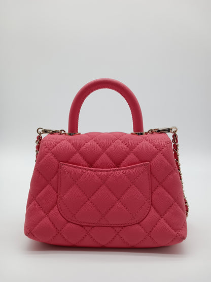 CHANEL Caviar Mini Coco Handle