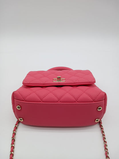 CHANEL Caviar Mini Coco Handle
