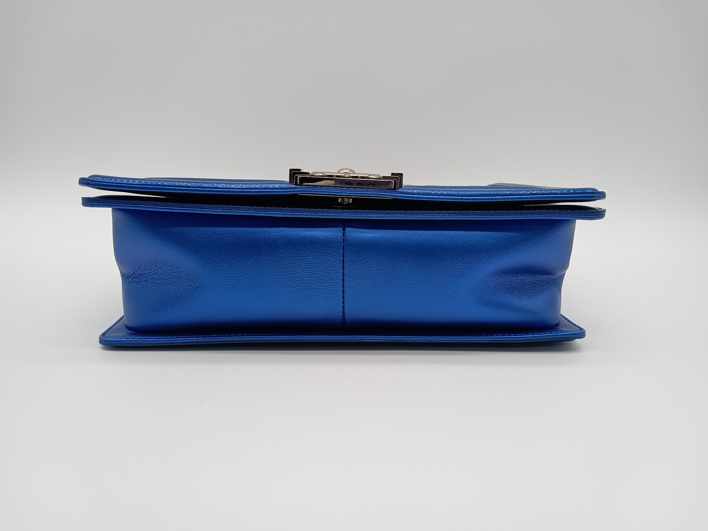 CHANEL Patent Quilted Leboy