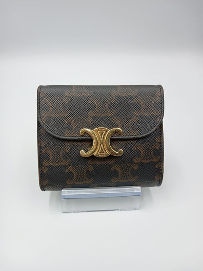 CELINE Triomphe Tri-Fold Wallet