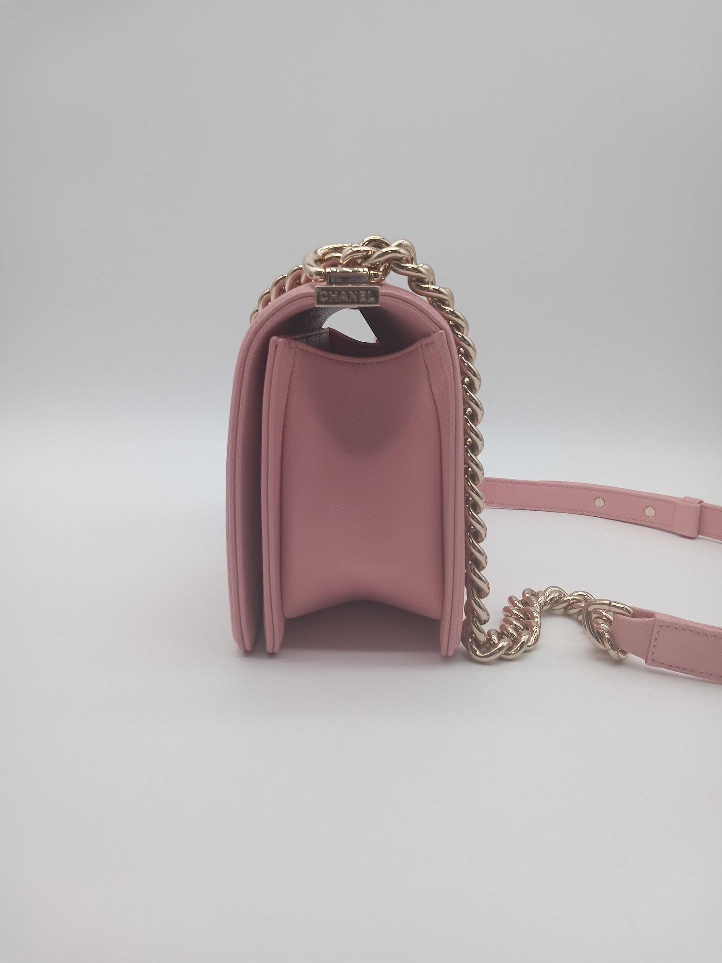CHANEL Caviar Chevron Leboy