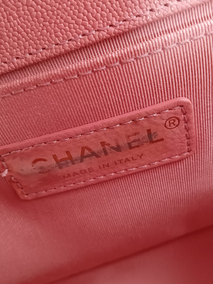CHANEL Caviar Chevron Leboy