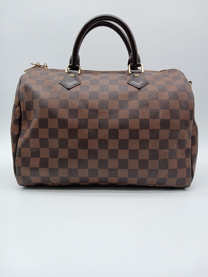 LOUIS VUITTON Damier Speedy Bando 30