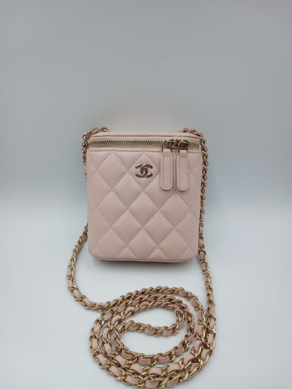 CHANEL Caviar Mini Square Vanity
