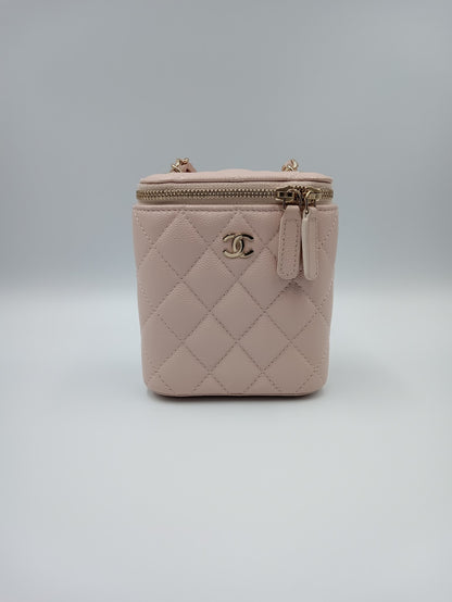 CHANEL Caviar Mini Square Vanity