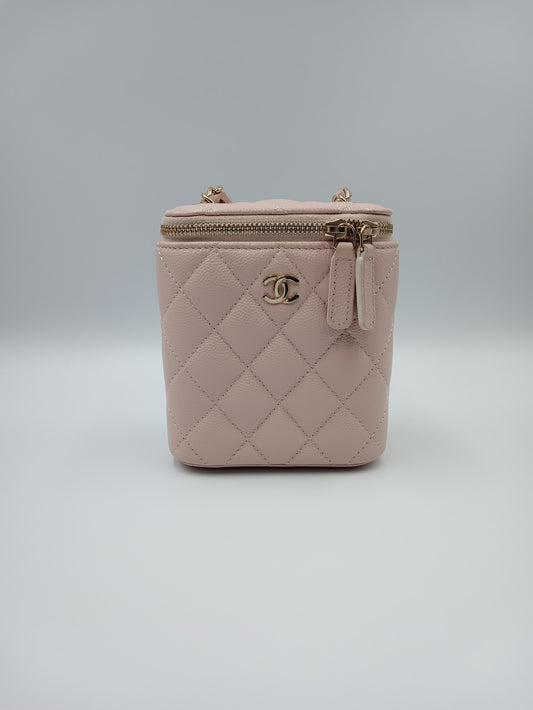 CHANEL Caviar Mini Square Vanity