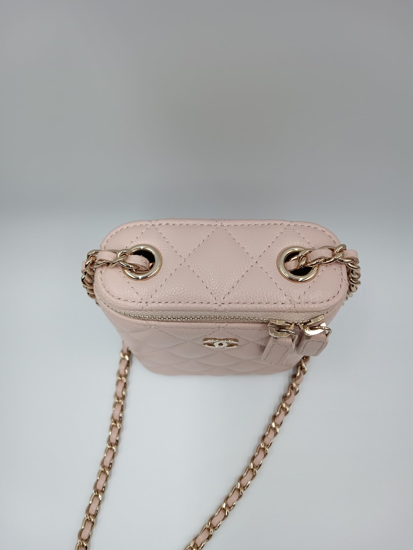 CHANEL Caviar Mini Square Vanity