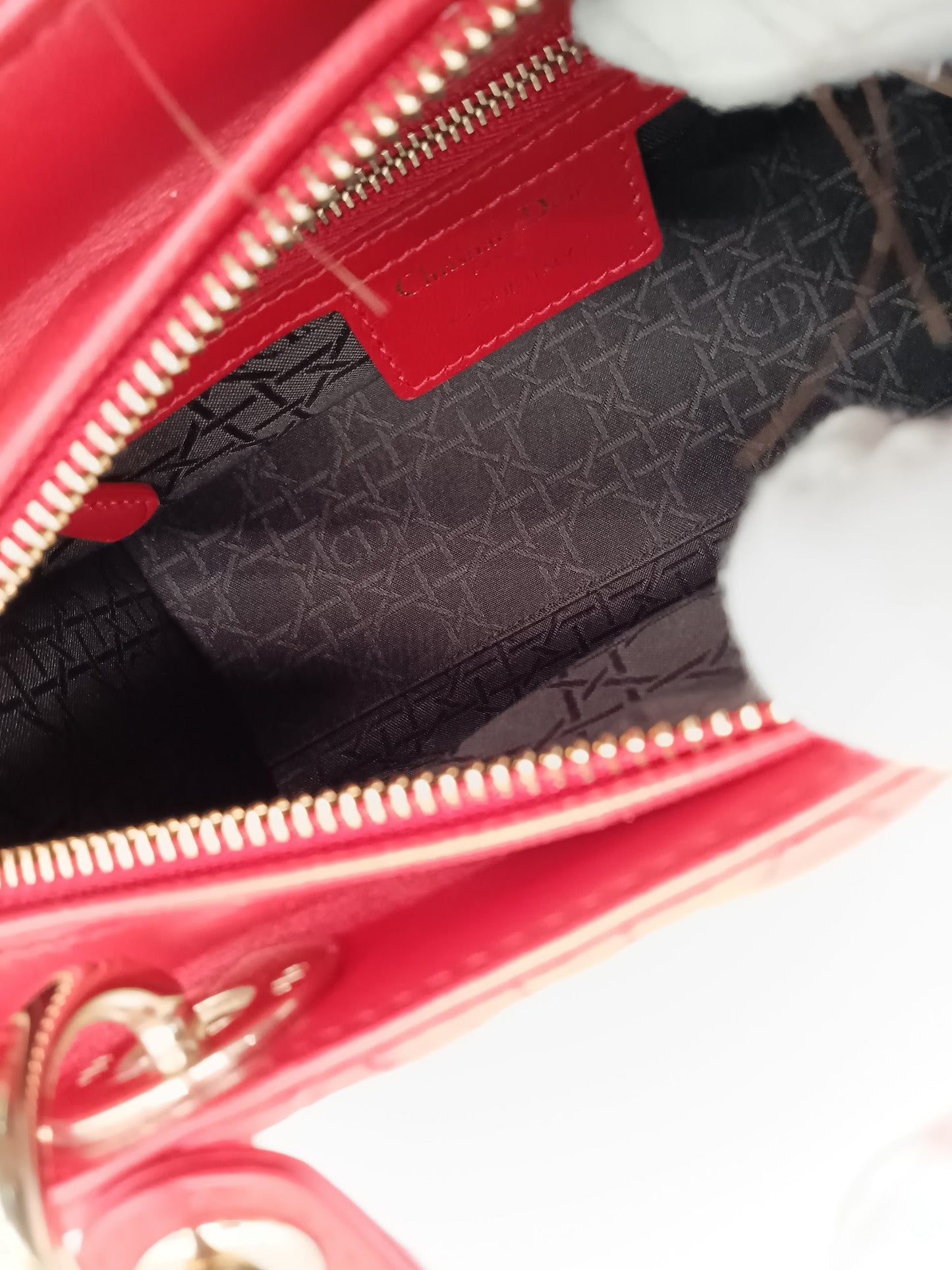 DIOR Lambskin Lady Dior Cannage