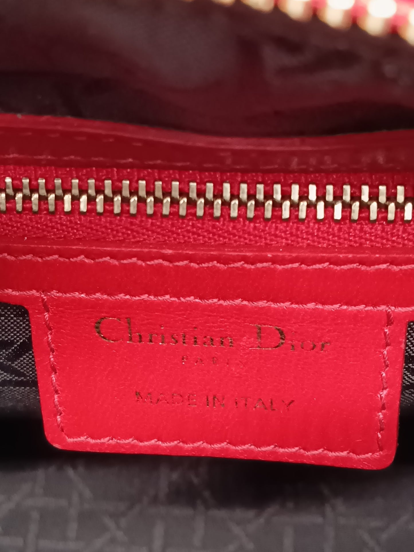 DIOR Lambskin Lady Dior Cannage