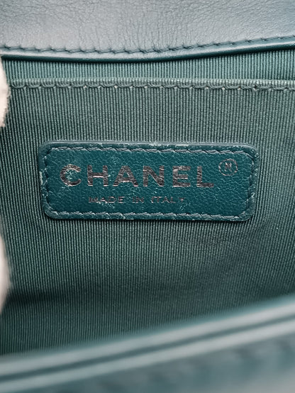 CHANEL Lambskin Quilted Leboy