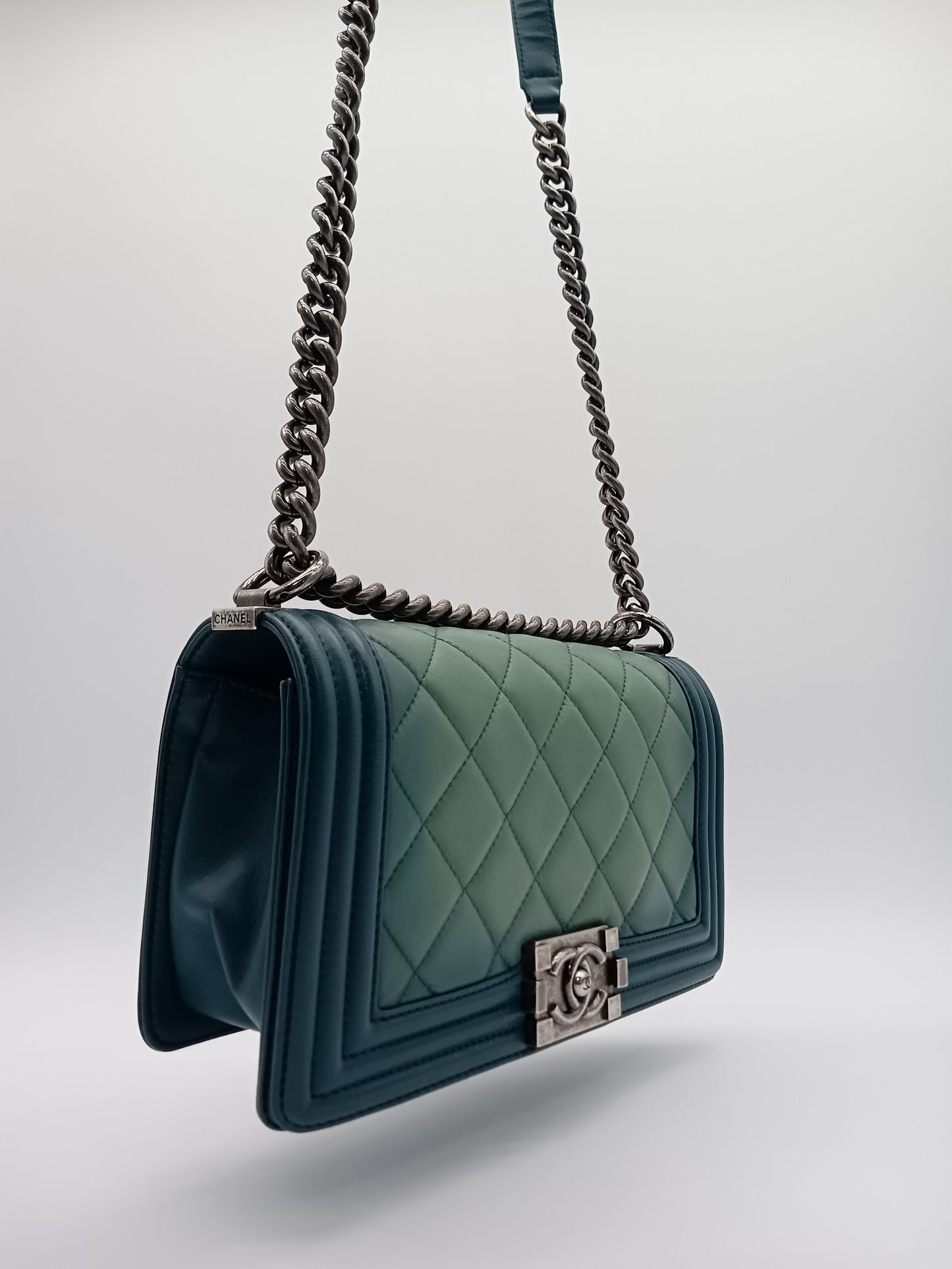 CHANEL Lambskin Quilted Leboy