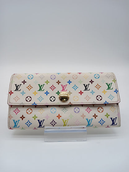 LOUIS VUITTON Monogram Multicolor Sarah Wallet