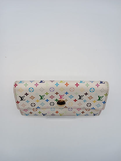 LOUIS VUITTON Monogram Multicolor Sarah Wallet