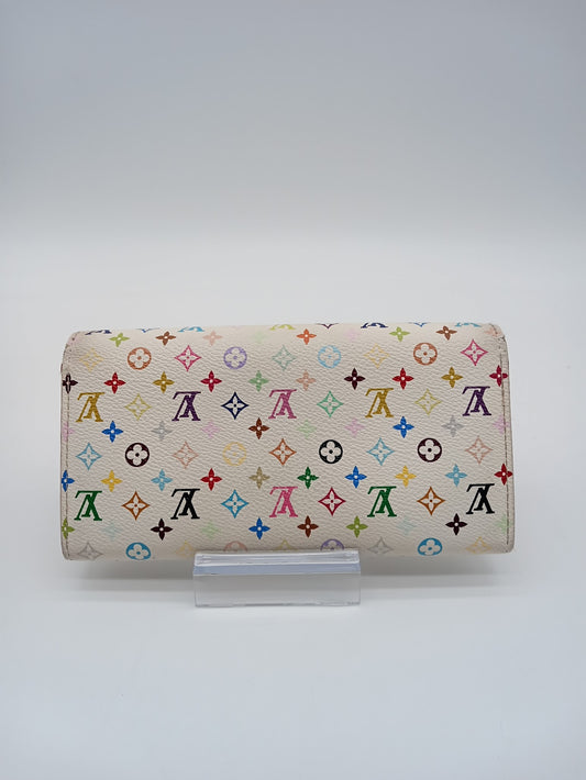 LOUIS VUITTON Monogram Multicolor Sarah Wallet