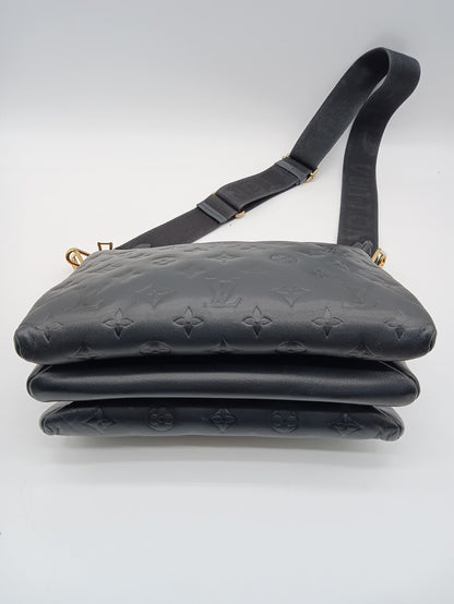 LOUIS VUITTON Embossed Monogram Cousin PM
